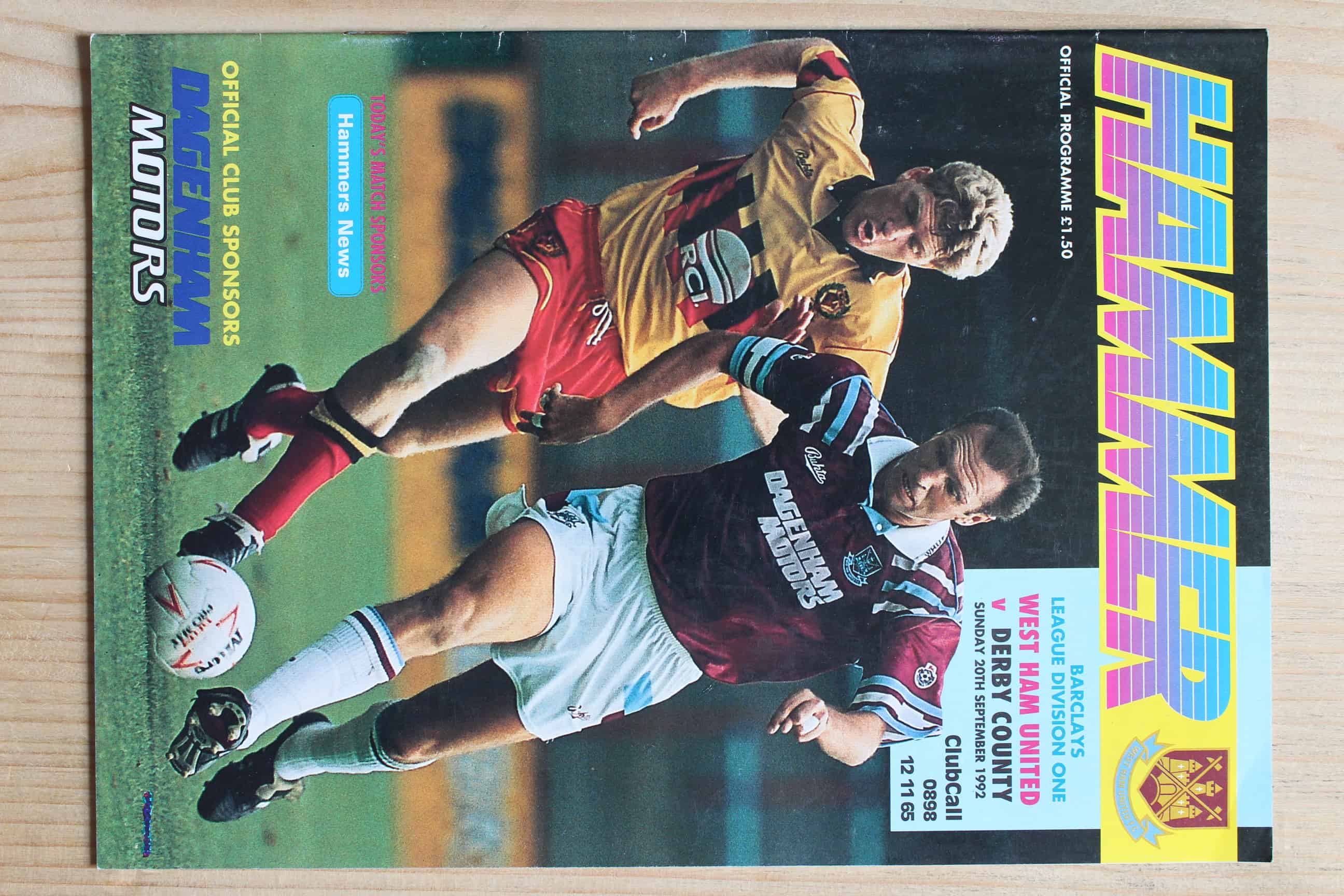 West Ham United FC v Derby County FC